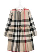 Burberry Kids Checked Dress, Girl's, Size: 14 Yrs