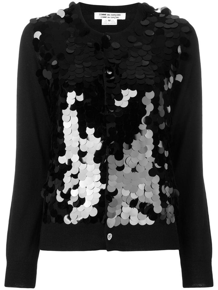 Comme Des Garçons Comme Des Garçons Embellished Fitted Cardigan -