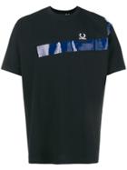 Raf Simons X Fred Perry Panelled T-shirt - Black