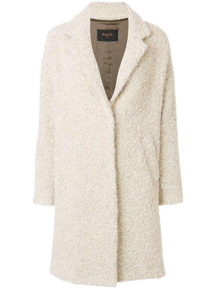Paltò Single Breasted Coat - Nude & Neutrals