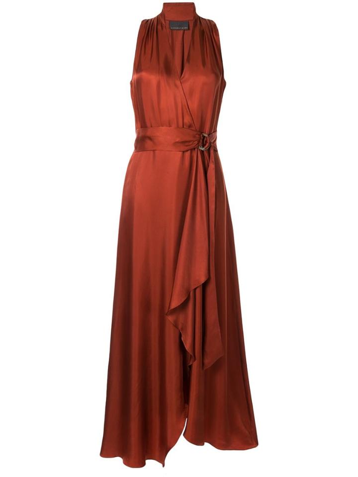 Ginger & Smart Sonorous Wrap Dress - Brown