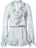 Alexis Catalina Playsuit, Women's, Size: Xs, Blue, Nylon/cotton/rayon