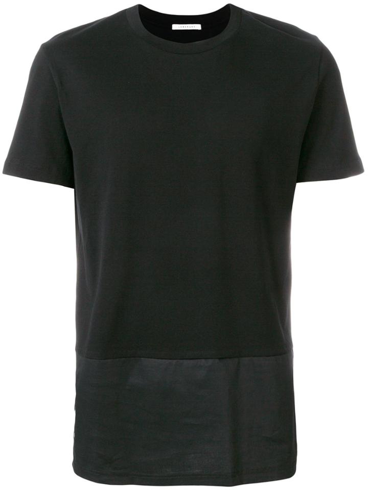 Low Brand Side Stripe T-shirt - Black