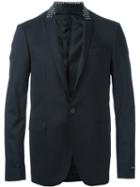 Les Hommes Embellished Lapel Blazer