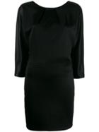 Patrizia Pepe Dolman Sleeve Dress - Black