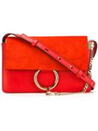 Chloé 'faye' Crossbody Bag, Women's, Red, Calf Leather