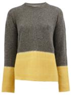 Marni Cashmere Colour Block Jumper - Grey