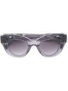 Vera Wang Embellished Cat Eye Sunglasses - Grey