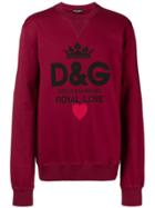 Dolce & Gabbana Royal Love Sweatshirt - Red