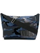 Valentino Valentino Garavani Vltn Camouflage Shoulder Bag - Blue