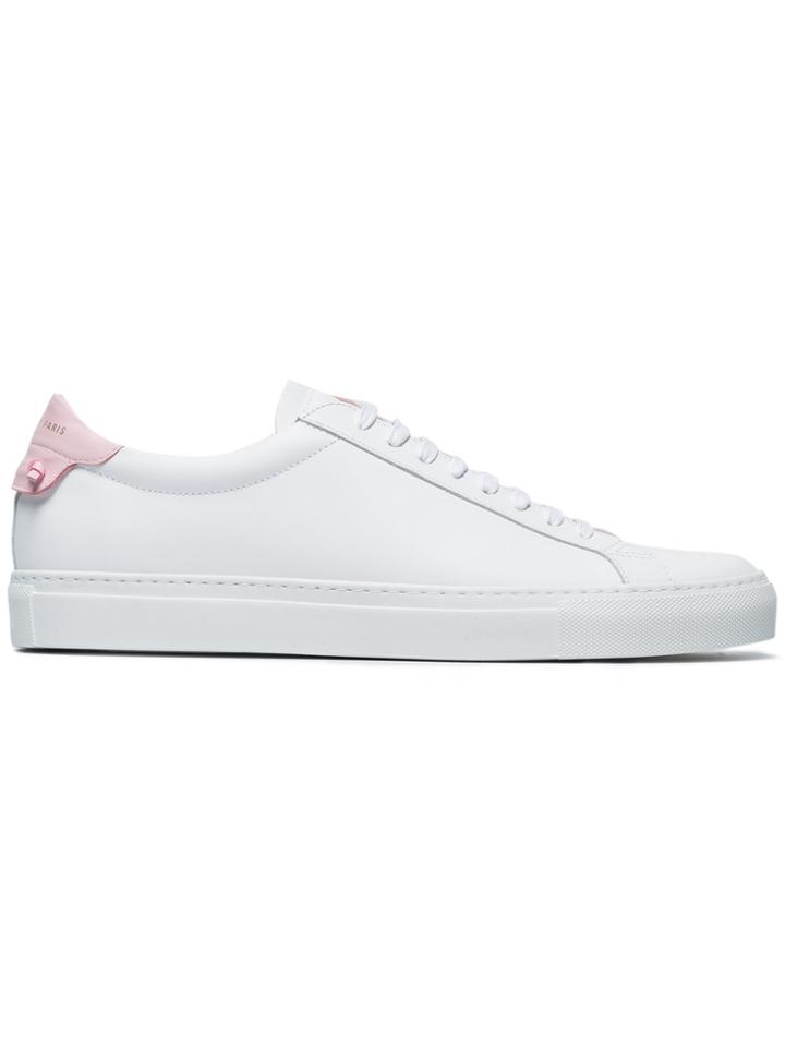 Givenchy Leather Low Top Sneakers With Knot Detail - White
