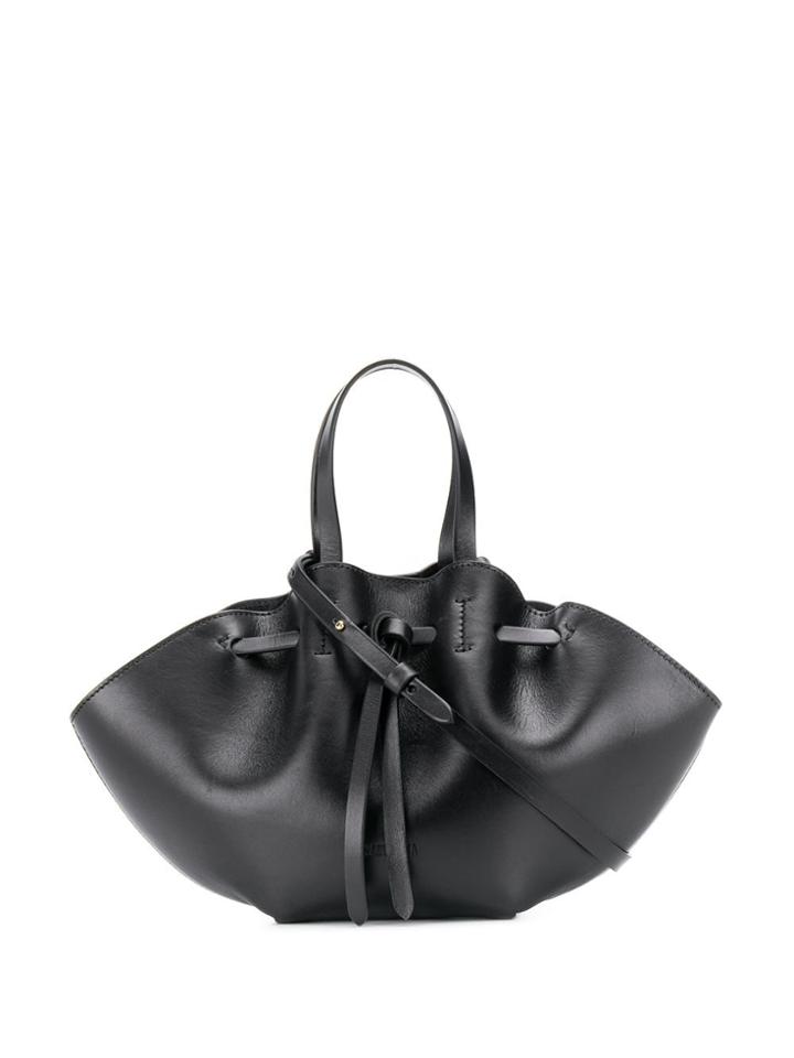 Nanushka Drawstring Tote Bag - Black