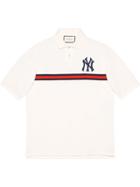 Gucci Men's Polo With Ny Yankees&trade; Patch - White
