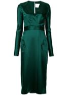 Dion Lee Utility Longsleeved Dress - Green