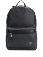 Tommy Hilfiger Logo Embellished Backpack - Black