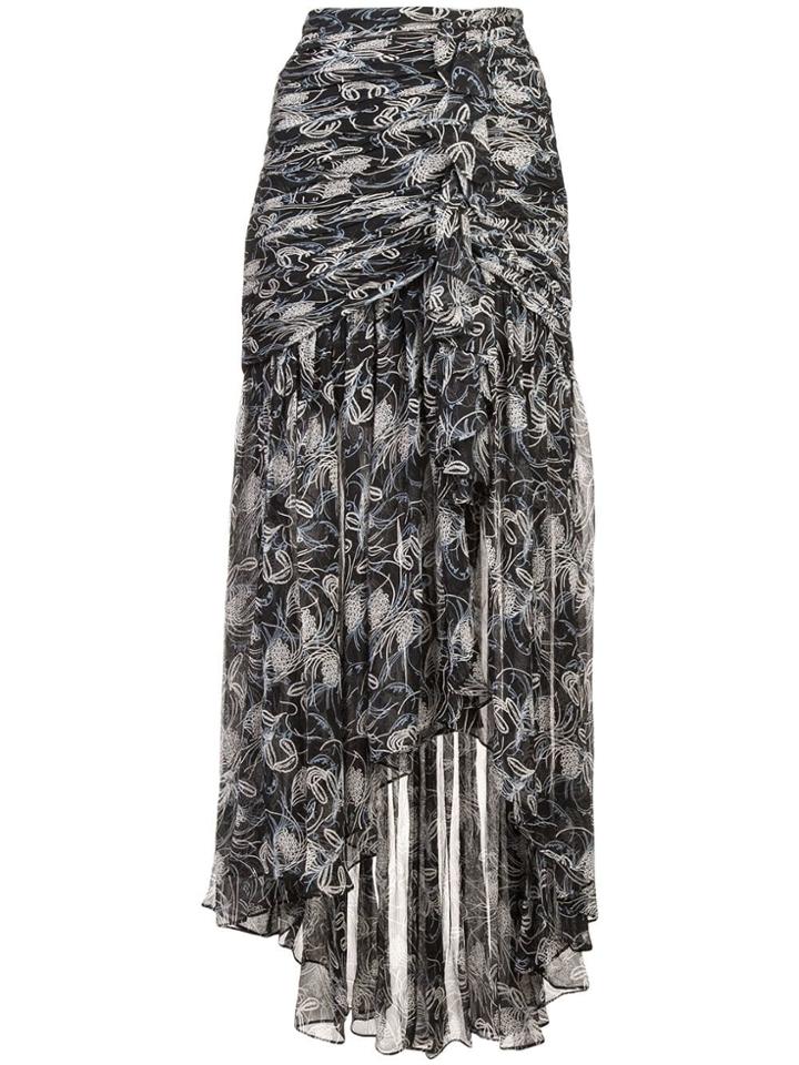 Cinq A Sept Cinq A Sept Zs1402670z Black/multi Natural (veg)->cotton