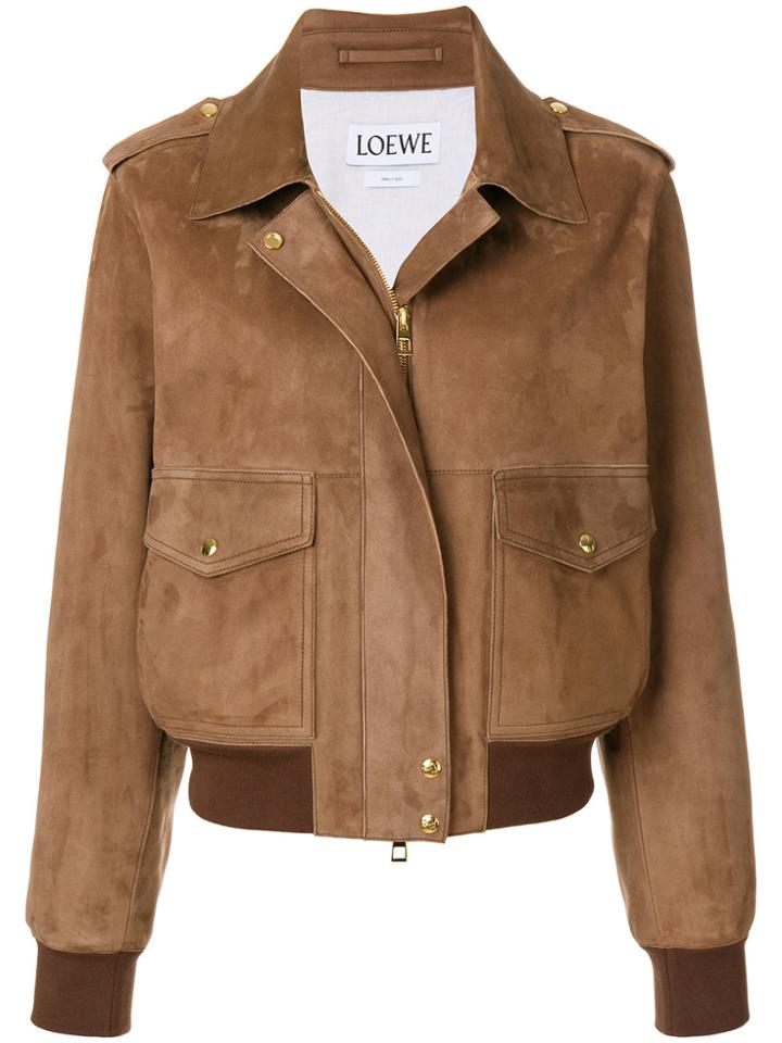 Loewe Aviator Jacket - Brown