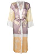 Forte Forte Floral Print Kimono - Purple