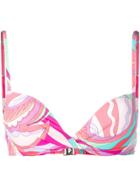 Emilio Pucci Printed Bikini Top - Pink