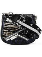 Marc Jacobs Small Nomad Satchel Bag, Women's, Black, Calf Leather/calf Hair/polyester/crystal