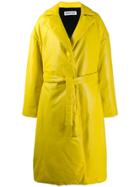 Balenciaga Padded Wrap Trench Coat - Yellow
