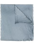 Emporio Armani Metallic Knitted Scarf - Grey