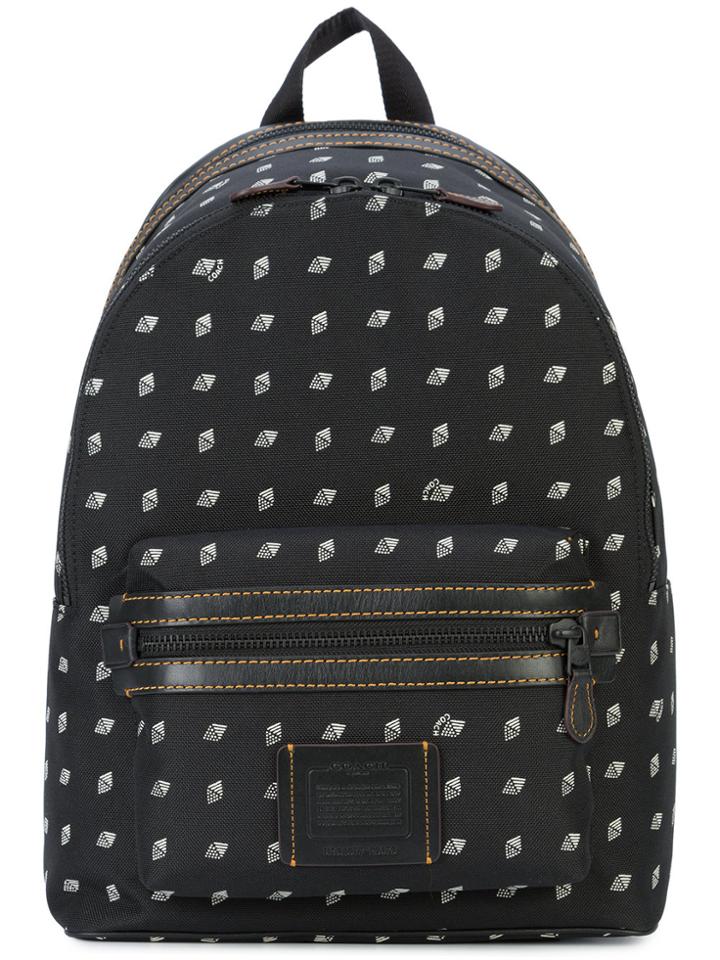 Coach Diamond Print Academy Backpack - Blue