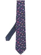 Etro Hot Air Balloon Embroidered Tie - Blue