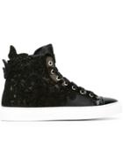 Philipp Plein Embellished Hi-top Sneakers - Black