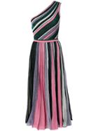 Missoni One-shoulder Striped Dress - Multicolour