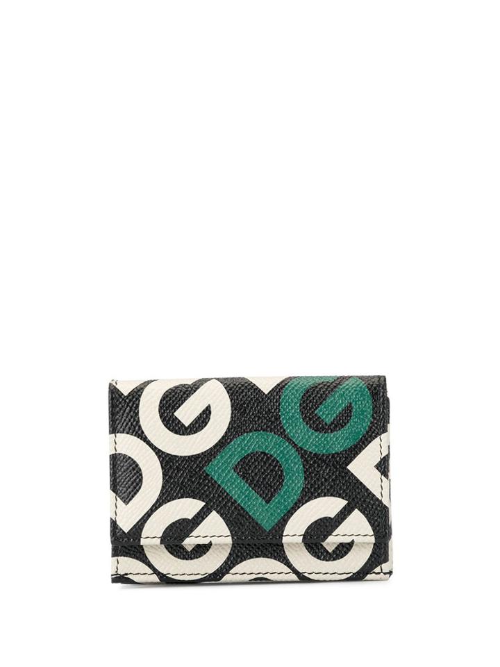 Dolce & Gabbana Logo-print Bi-fold Wallet - Black