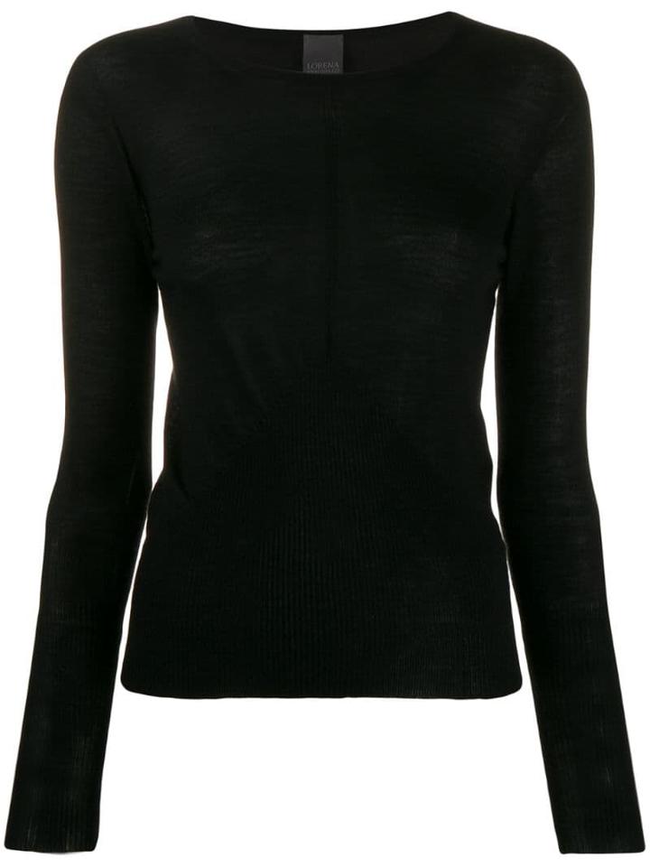 Lorena Antoniazzi Fitted Jumper - Black
