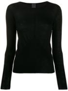 Lorena Antoniazzi Fitted Jumper - Black