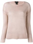 Avant Toi - Ribbed Knit Jumper - Women - Silk - S, Pink/purple, Silk