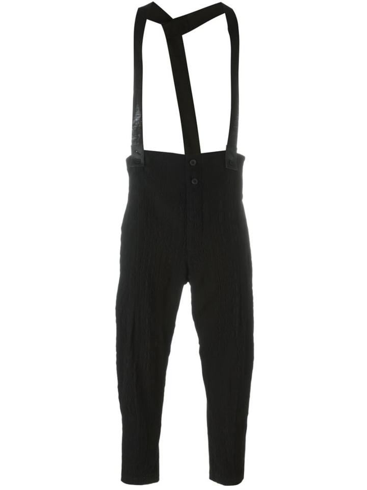Lost & Found Ria Dunn Suspender Trousers, Men's, Size: Medium, Black, Cotton/wool