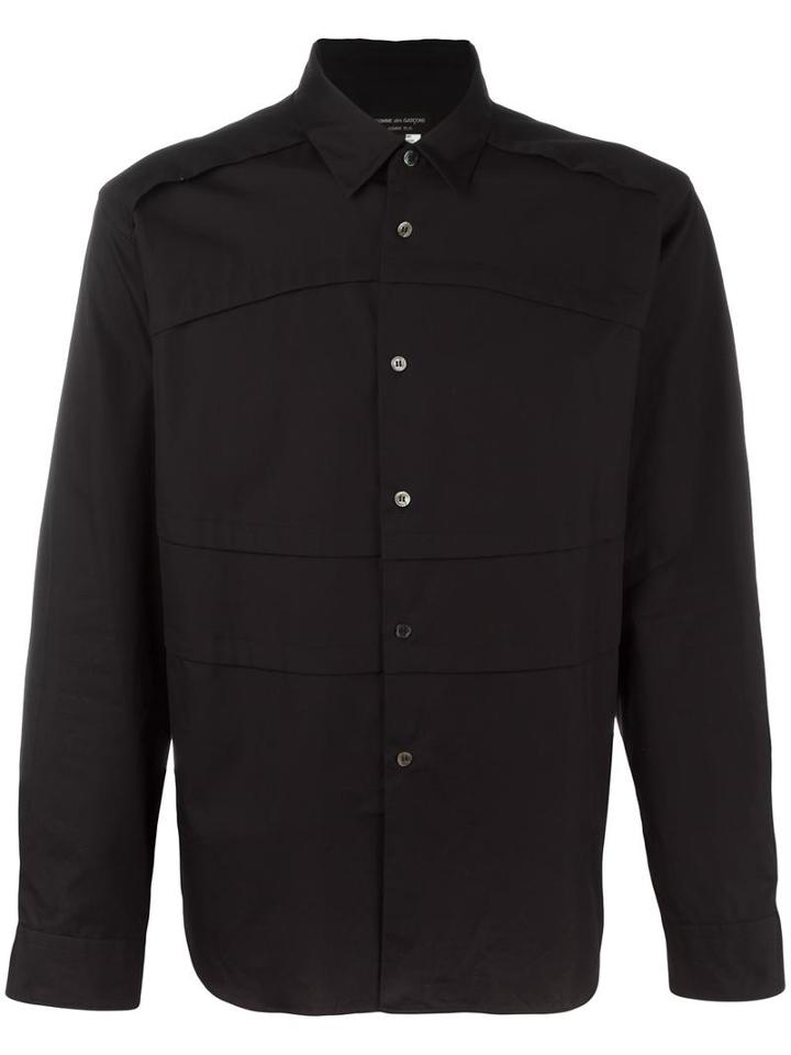 Comme Des Garçons Homme Plus Plain Shirt, Men's, Size: Medium, Black, Cotton