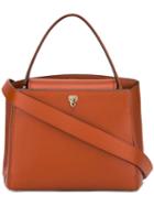 Valextra - Triennale Topendol Tote - Women - Calf Leather - One Size, Women's, Brown, Calf Leather