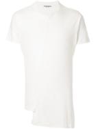 Yohji Yamamoto Asymmetric Style T-shirt - White