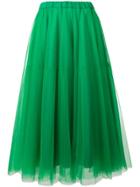 P.a.r.o.s.h. Full Tulle Skirt - Green