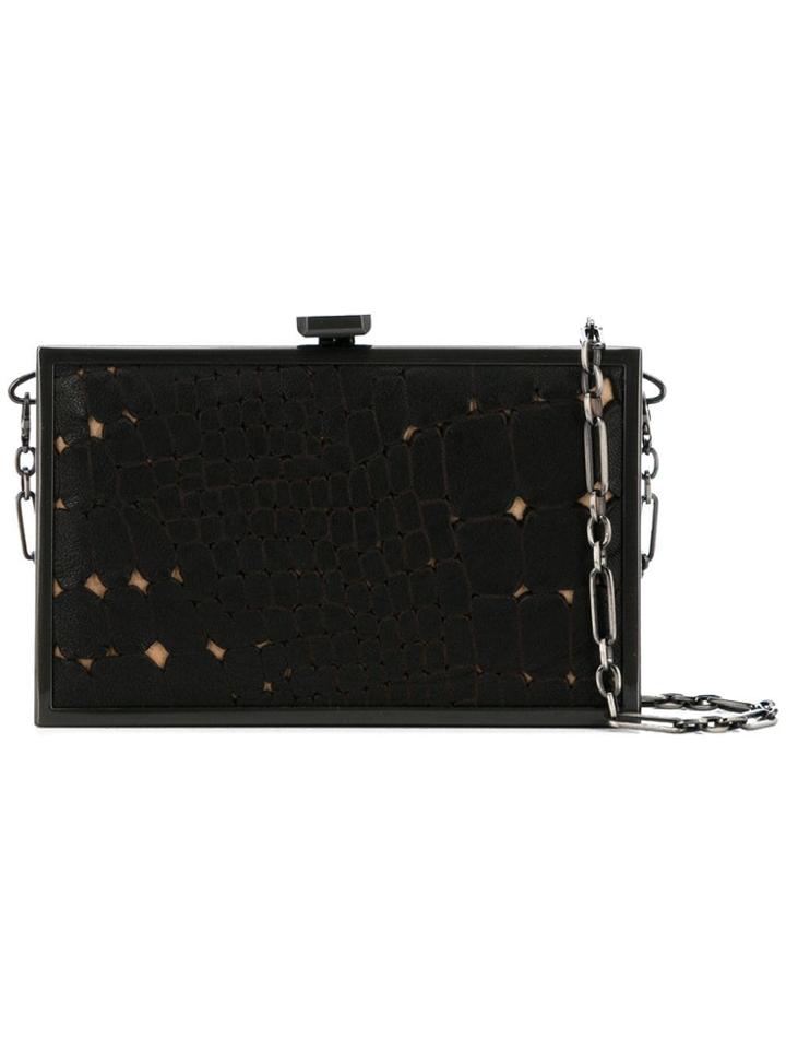 Naledi Iris Box Clutch - Black