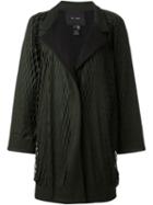 Jay Ahr Cut-out Detail Coat, Women's, Size: 34, Green, Polyester/wool