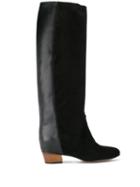 Golden Goose Suede Knee-height Boots - Black