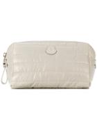Moncler Quilted Make-up Bag - Nude & Neutrals