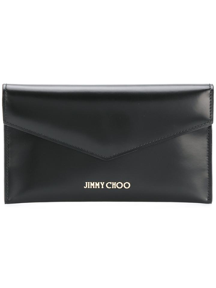 Jimmy Choo Cadie Travel Wallet - Black