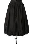 Goen.j Zip-embellished Balloon Taffeta Skirt - Black