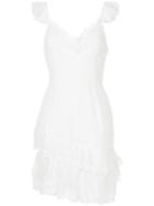 Suboo Frill Mini Dress - White