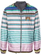 Prada Striped Lightweight Jacket - Multicolour