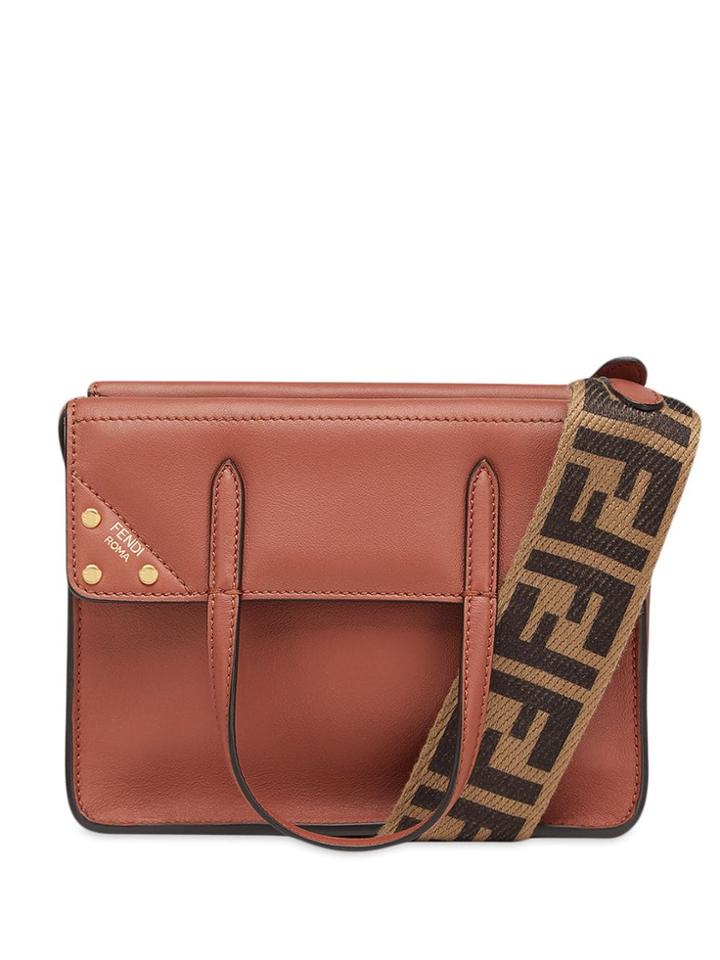 Fendi Small Flip Bag - Brown