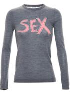 Bella Freud Sex Jumper, Women's, Size: Large, Grey, Wool