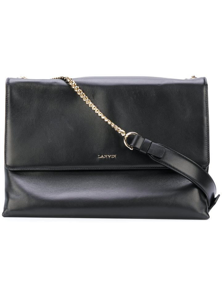 Lanvin - Medium Sugar Shoulder Bag - Women - Cotton/lamb Skin - One Size, Black, Cotton/lamb Skin
